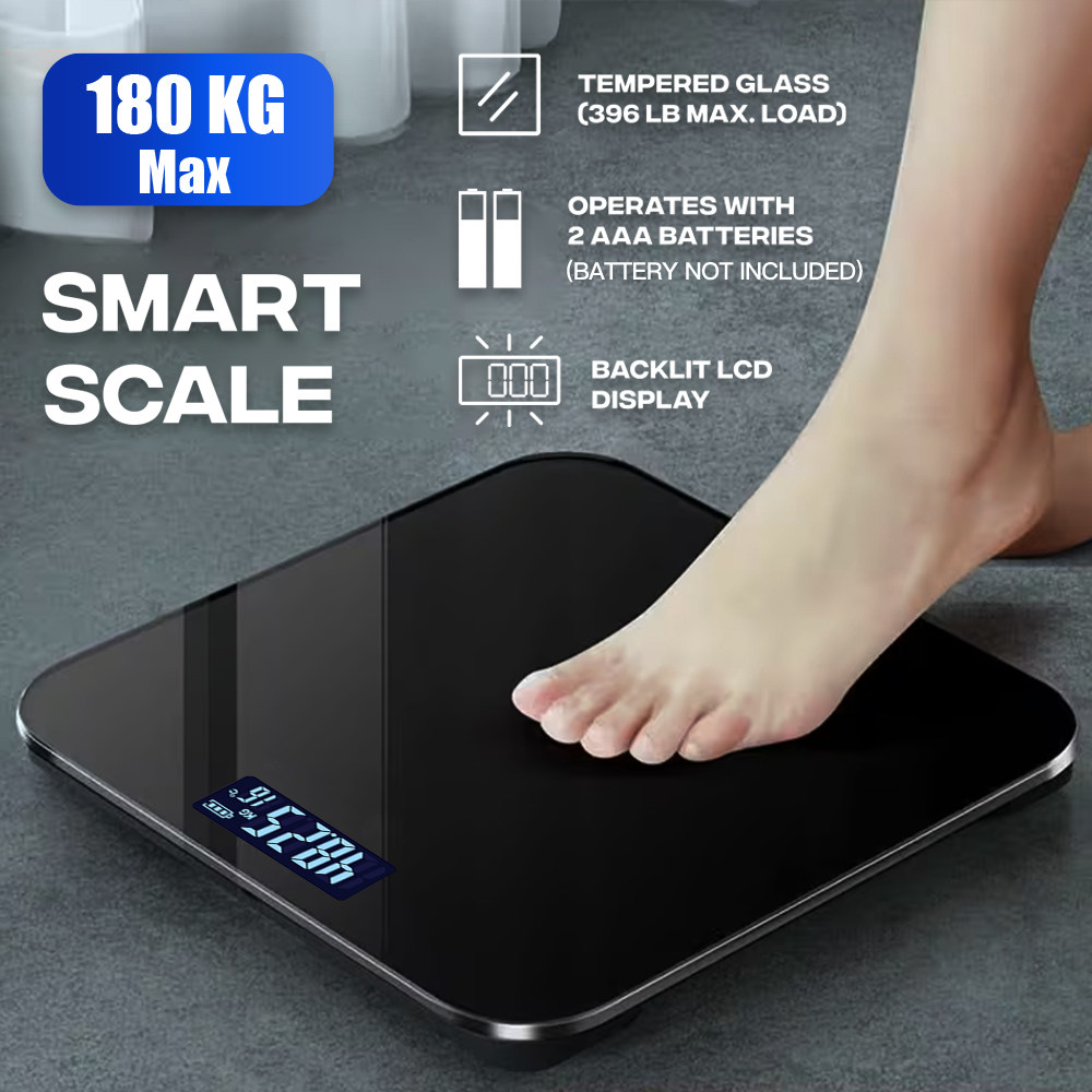 Home Bathroom Scales - Cyfrowa waga osobista, precyzyjna waga łazienkowa,