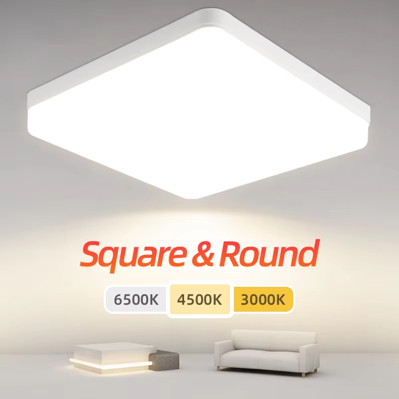 Home Bathroom Colors - Lampa sufitowa LED ultra-cienka 36W 48W,