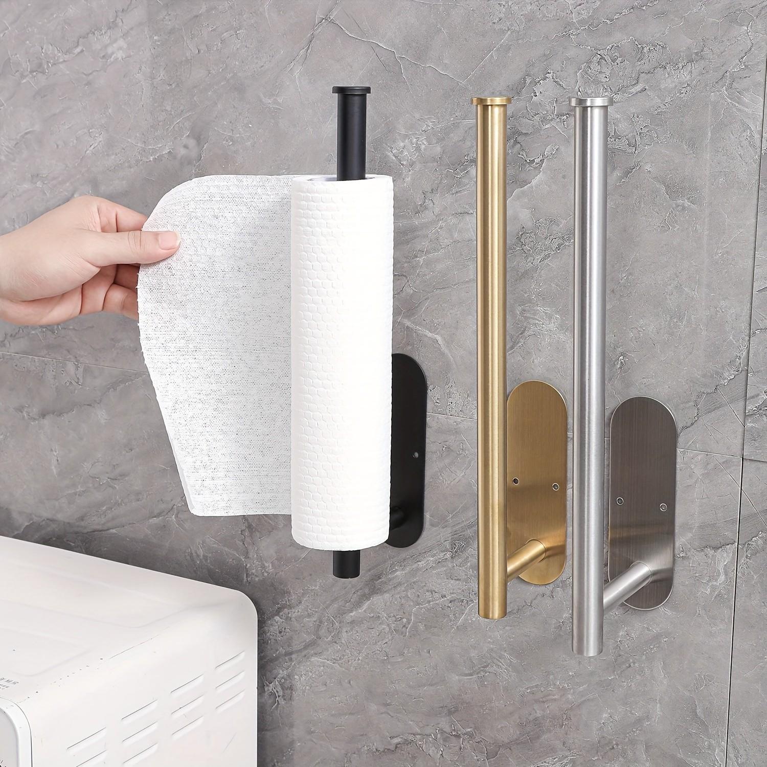 Home Bathroom Paper Towel Holder - Minimalistyczny, nierdzewny, ścienny wieszak na ręczniki,