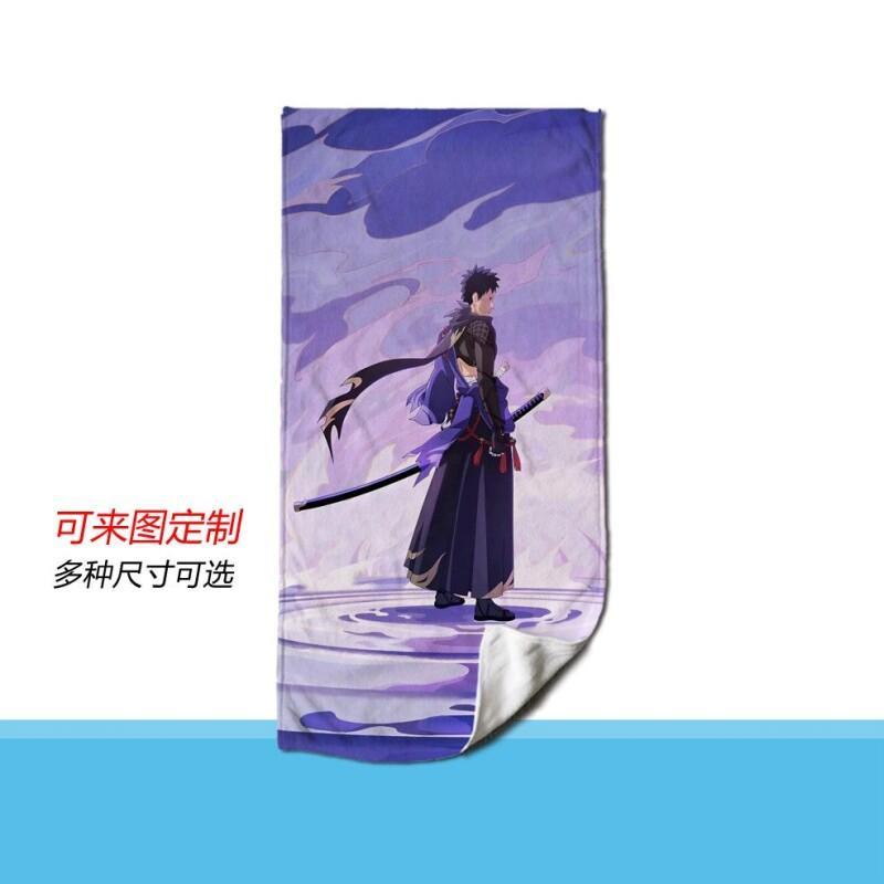 Home Bathroom Trends - Ręcznik Naruto Anime Mikrofibra Szybkoschnący Sportowy