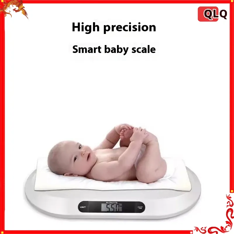 Home Bathroom Scales - Ergonomiczna cyfrowa waga dla niemowląt o