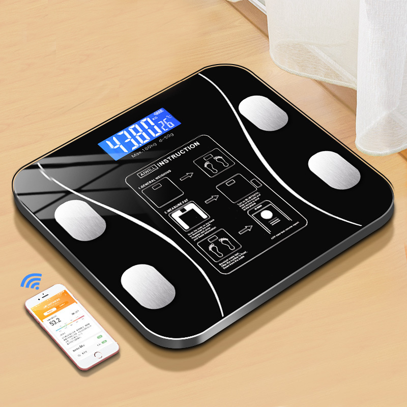 Home Bathroom Scales - Inteligentna bezprzewodowa cyfrowa waga łazienkowa do
