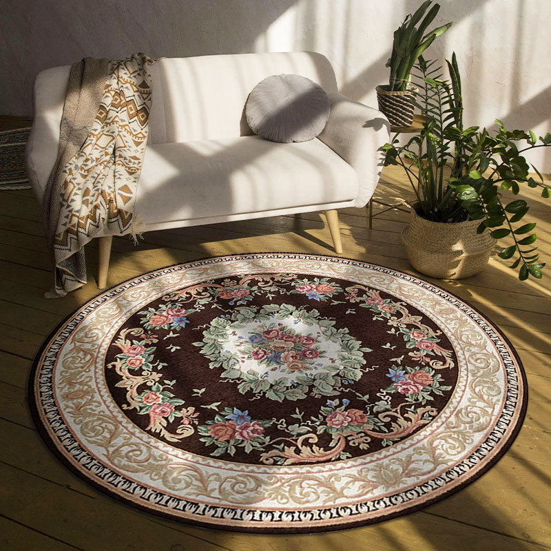 Okrągłe dywany w stylu boho z  – Home Bathroom Colors recenzja i cena