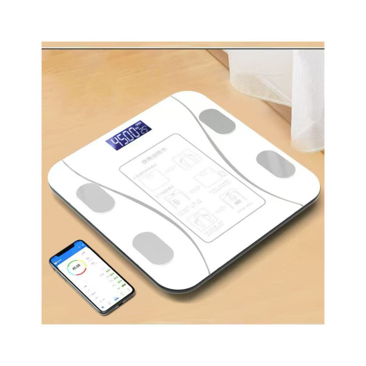 Inteligentna bezprzewodowa cyf – Home Bathroom Scales recenzja i cena