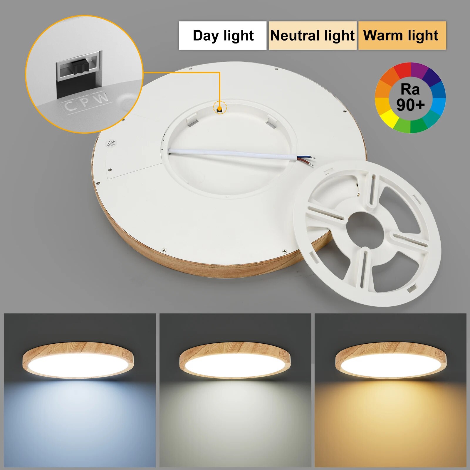 Lampa sufitowa LED LVL, imitac – Home Bathroom Colors recenzja i cena