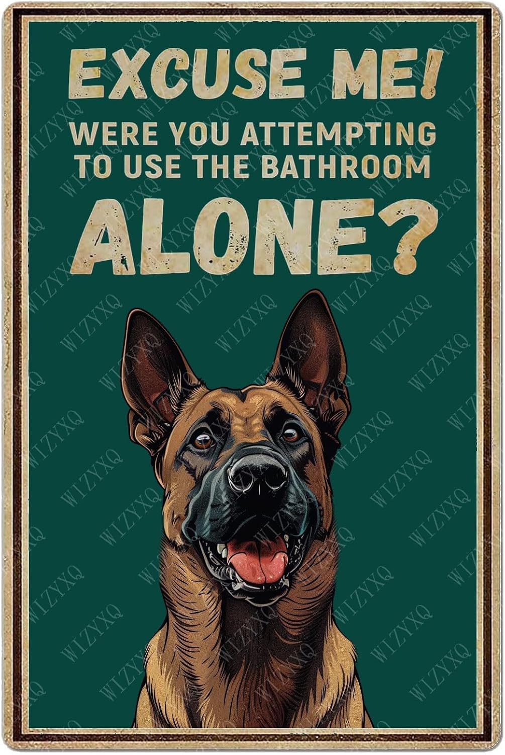Tabliczki z cynu Przepraszam,  – Home Alone Bathroom recenzja i cena