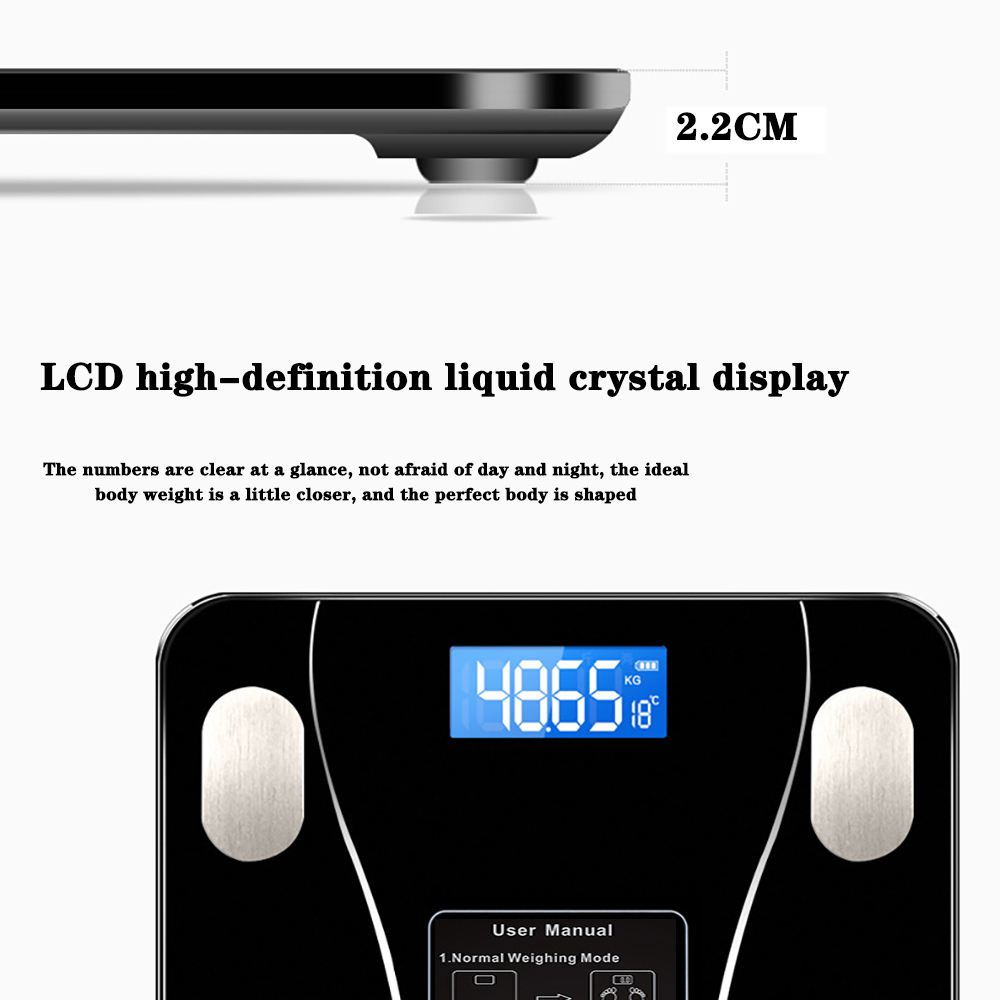 Inteligentna bezprzewodowa cyf – Home Bathroom Scales recenzja i cena